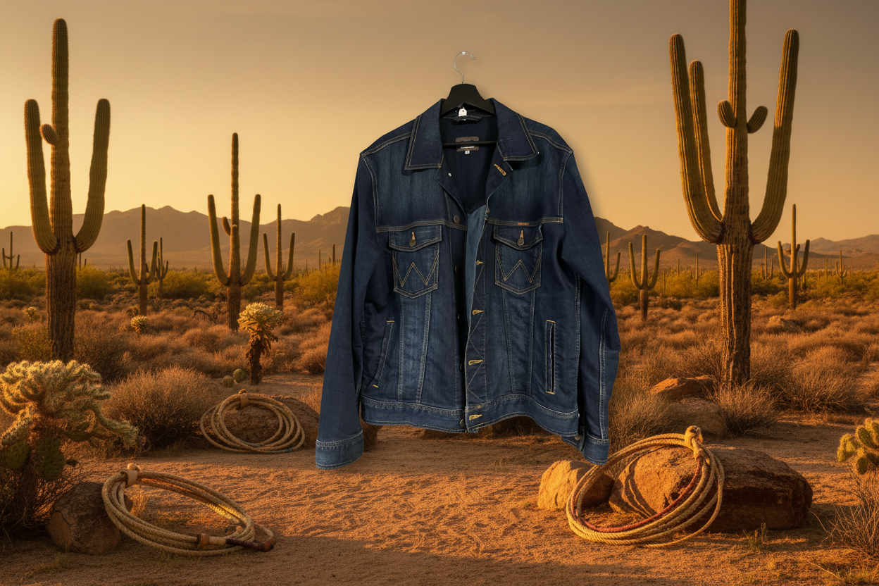 Vintage jeansjacka wrangler xlarge