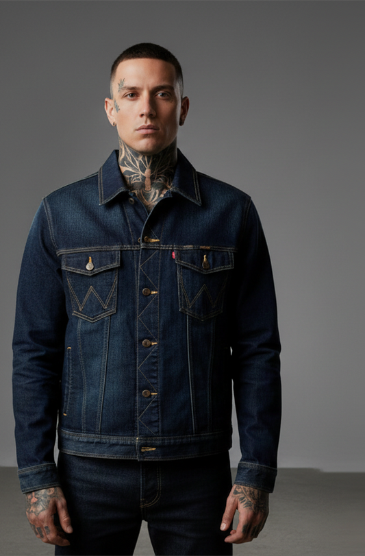 Vintage jeansjacka wrangler xlarge