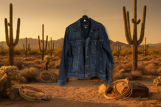 Vintage jeansjacka wrangler xlarge