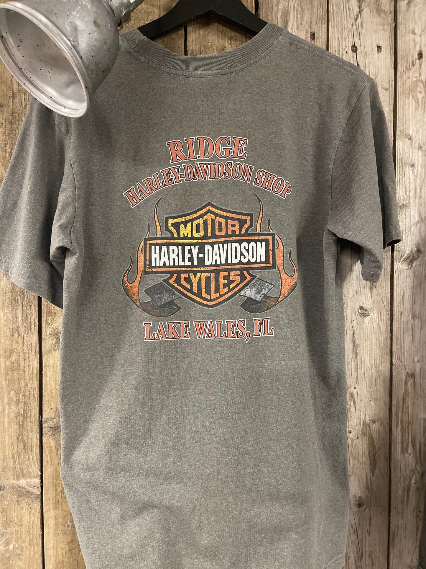 Harley  Davidson  tshirt grå  unisex small/medium