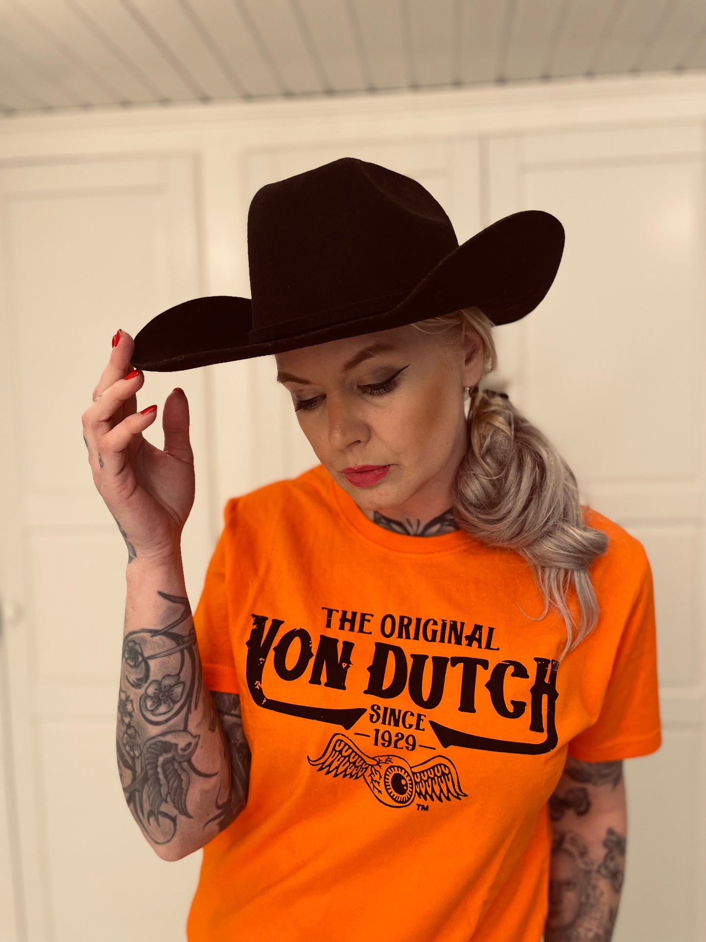 Von Dutch Original t-shirt orange