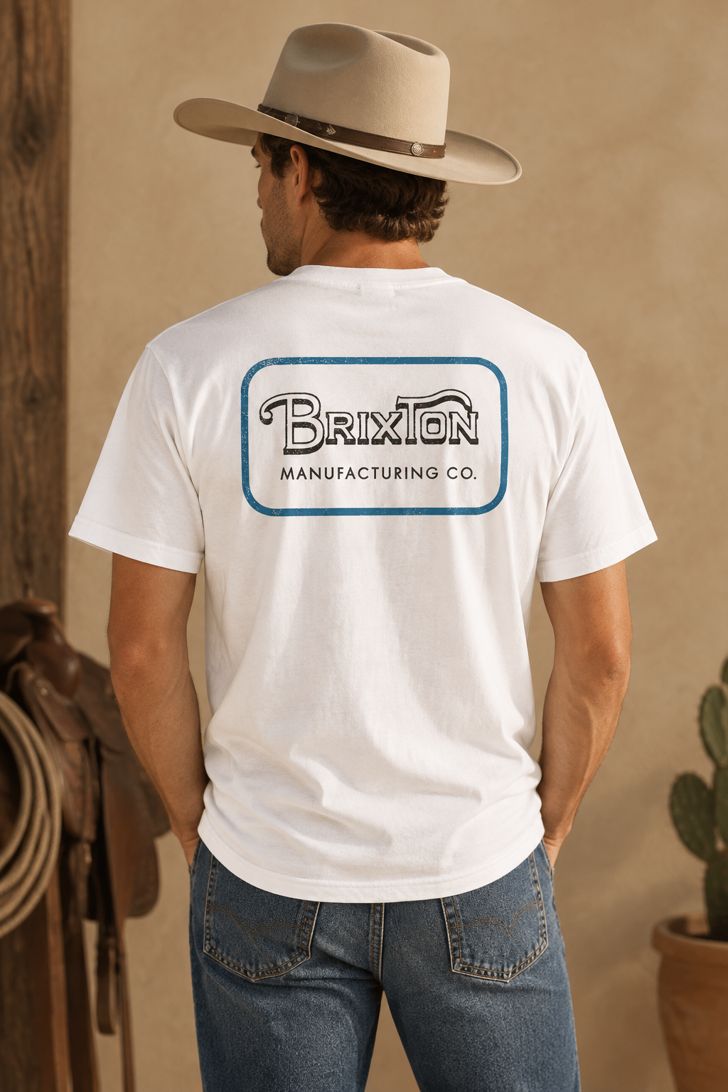 brixton grade vit  tshirt unisex