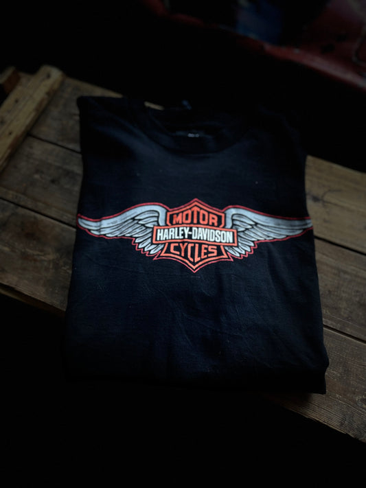 Harley davidsson tshirt svart unisex