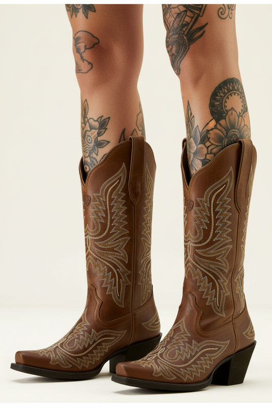 Ariat WMS Round Up Collins D Toe Western Boot damboots
