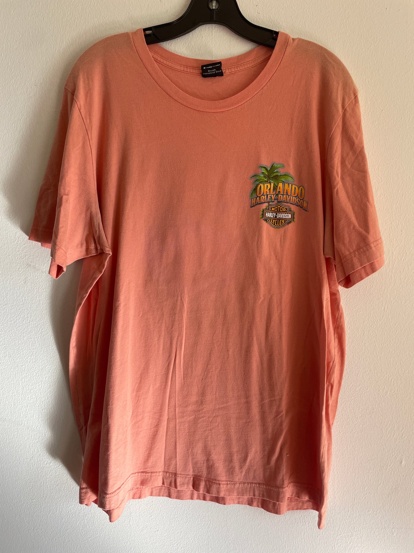 Harley Davidson motorcykel  tshirt   Rosa Large  unisex