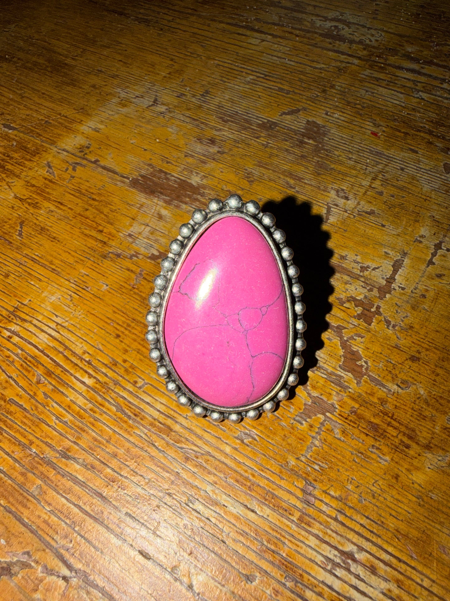 Texas jewelry rosa  stor ring stretch