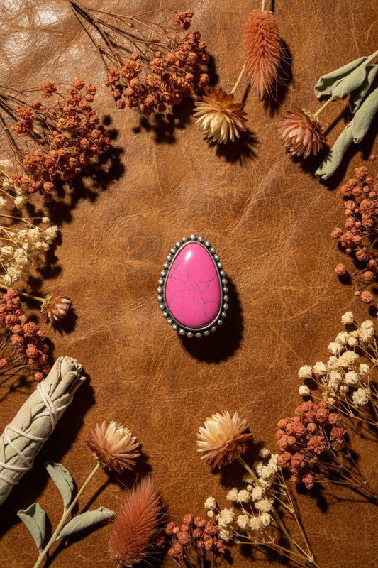 Texas jewelry rosa stor ring stretch
