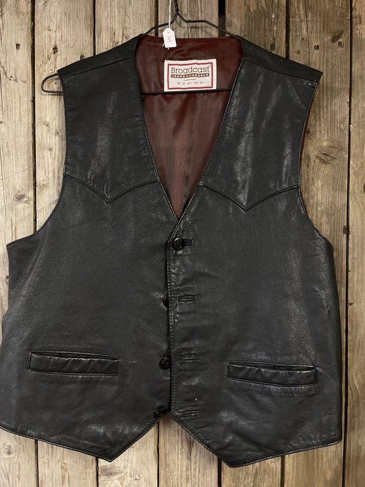 Rebell skinnväst vintage medium/large svart