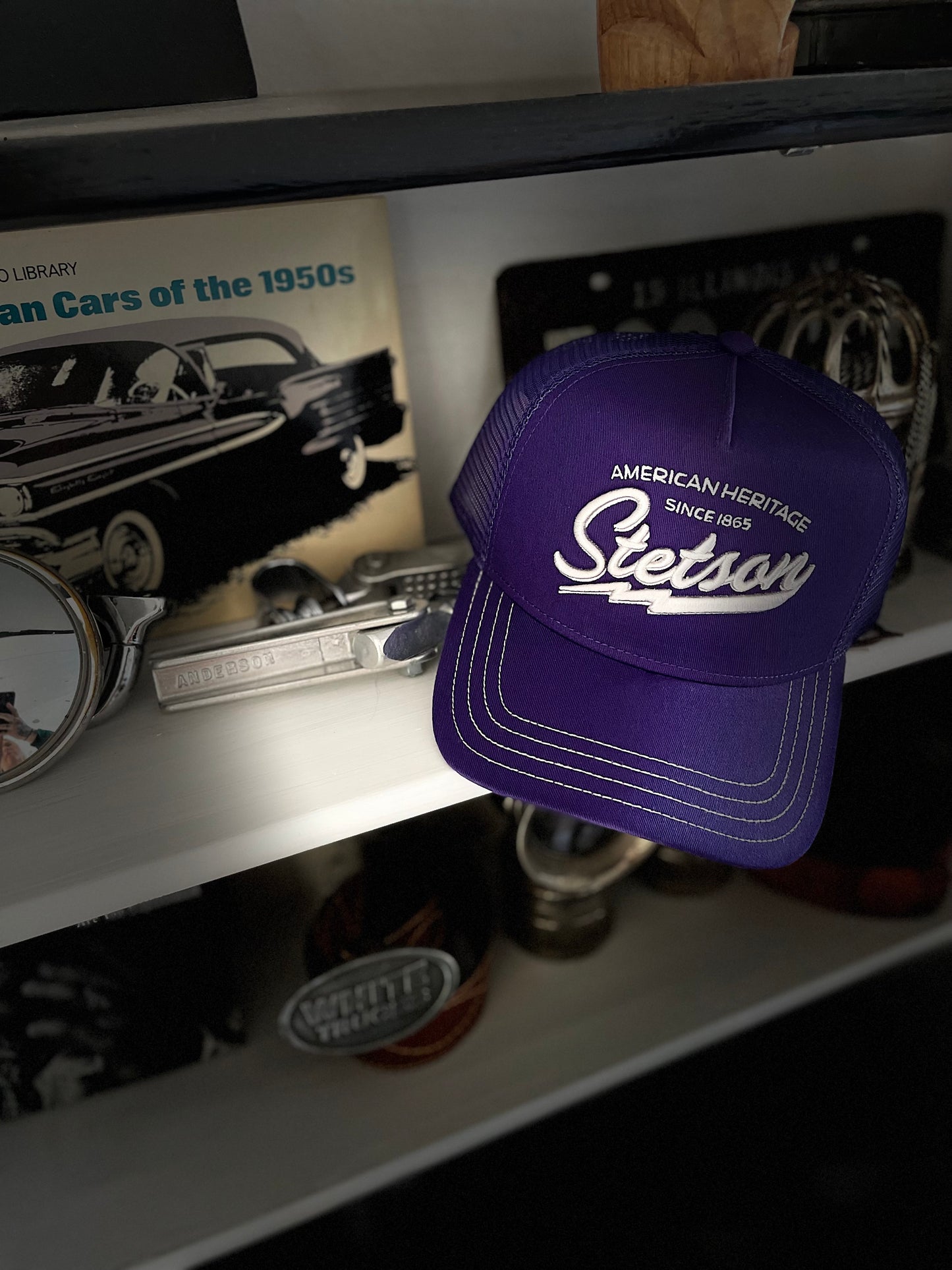 Stetson  Trucker mörk lila