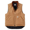 carhartt fodrad väst brown duck