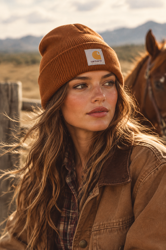 carhartt mössa brown duck one size