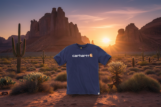 carhartt tshirt blå klassisk unisex