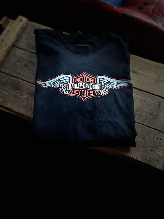 Harley davidsson tshirt svart unisex