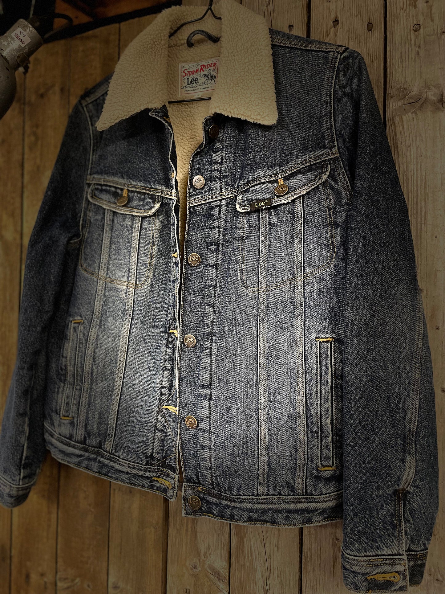 Vintage jeansjacka lee storm rider