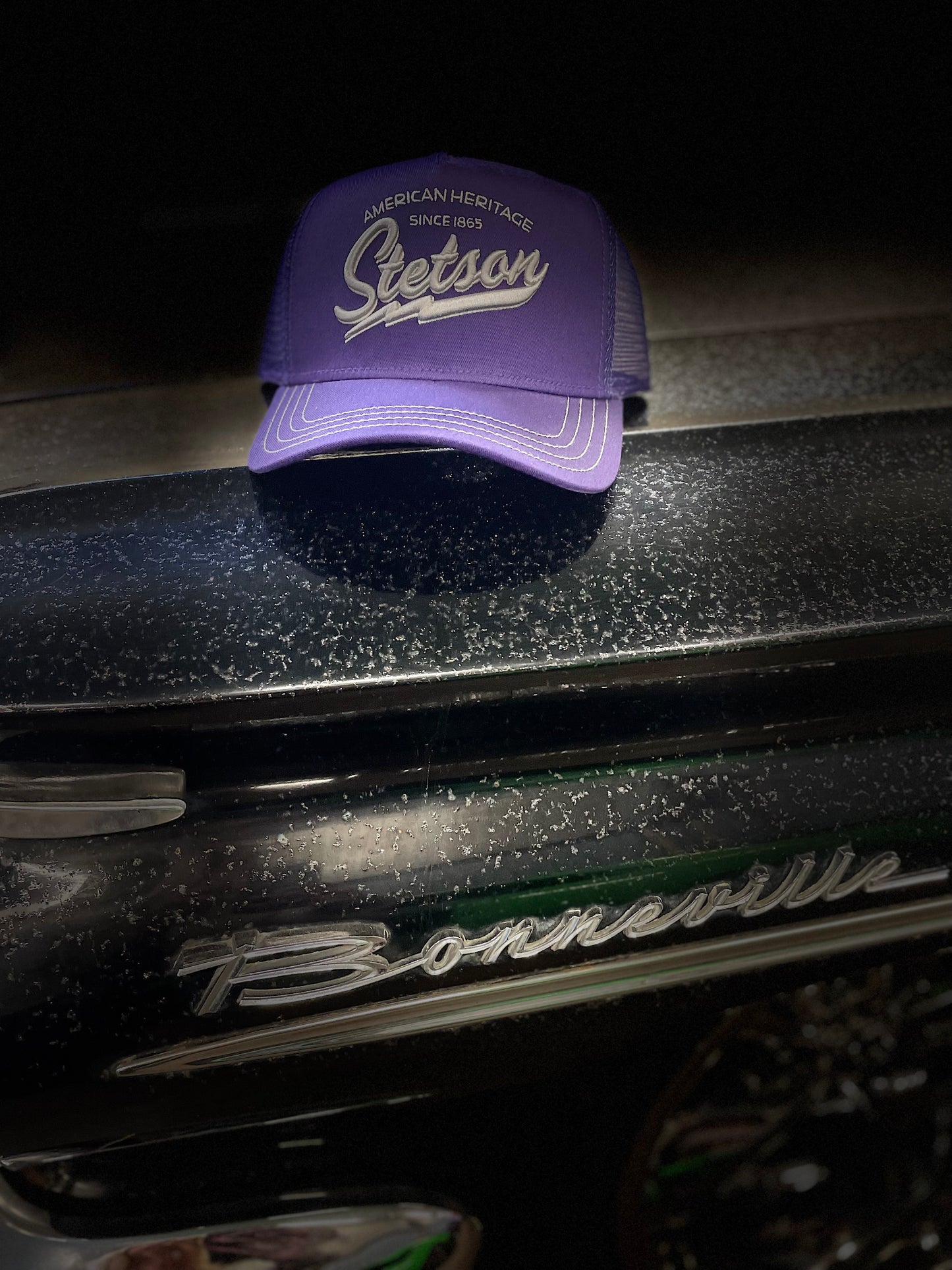 Stetson  Trucker mörk lila