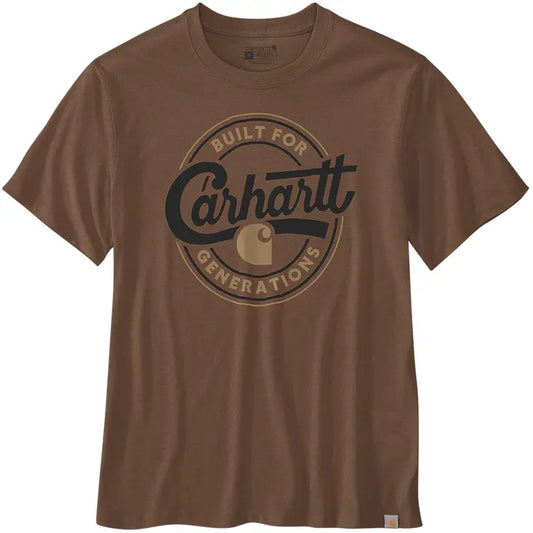 Carhartt Script Graphic t-shirt red duck heather