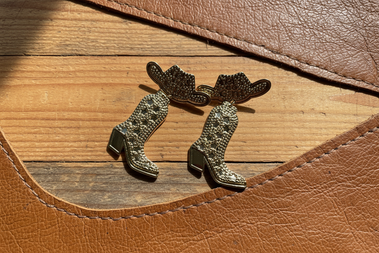 rebell örhänge boots