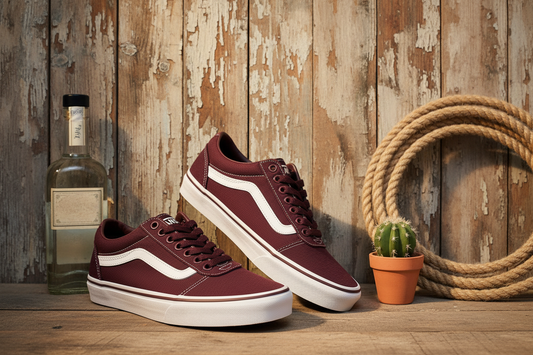 Vans Oldschool skor maroon herr