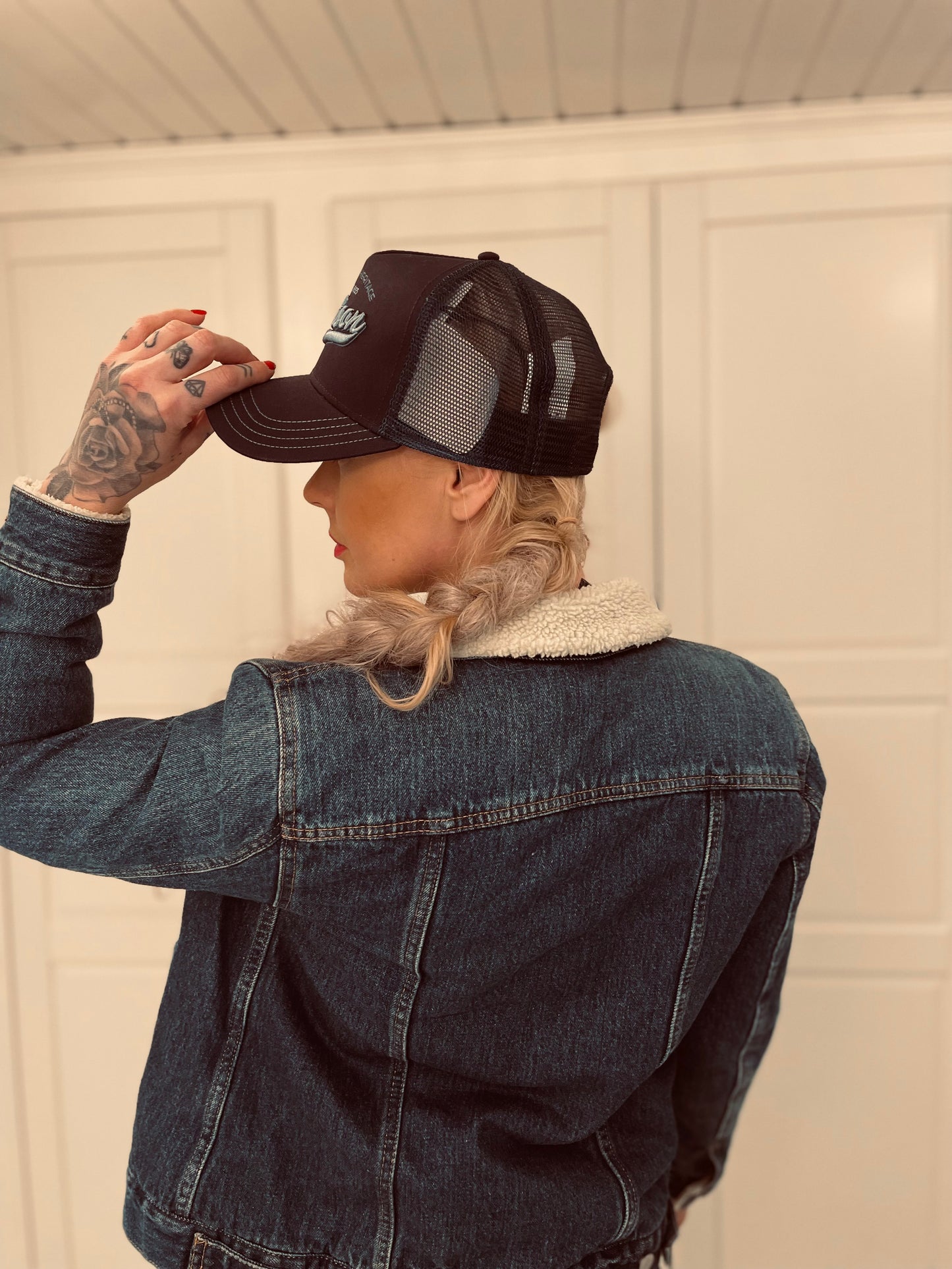 Vintage jeansjacka Levi’s blå medium