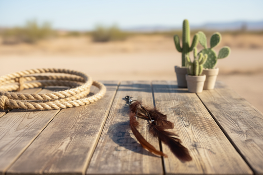 rebell fjäder smycke till hår