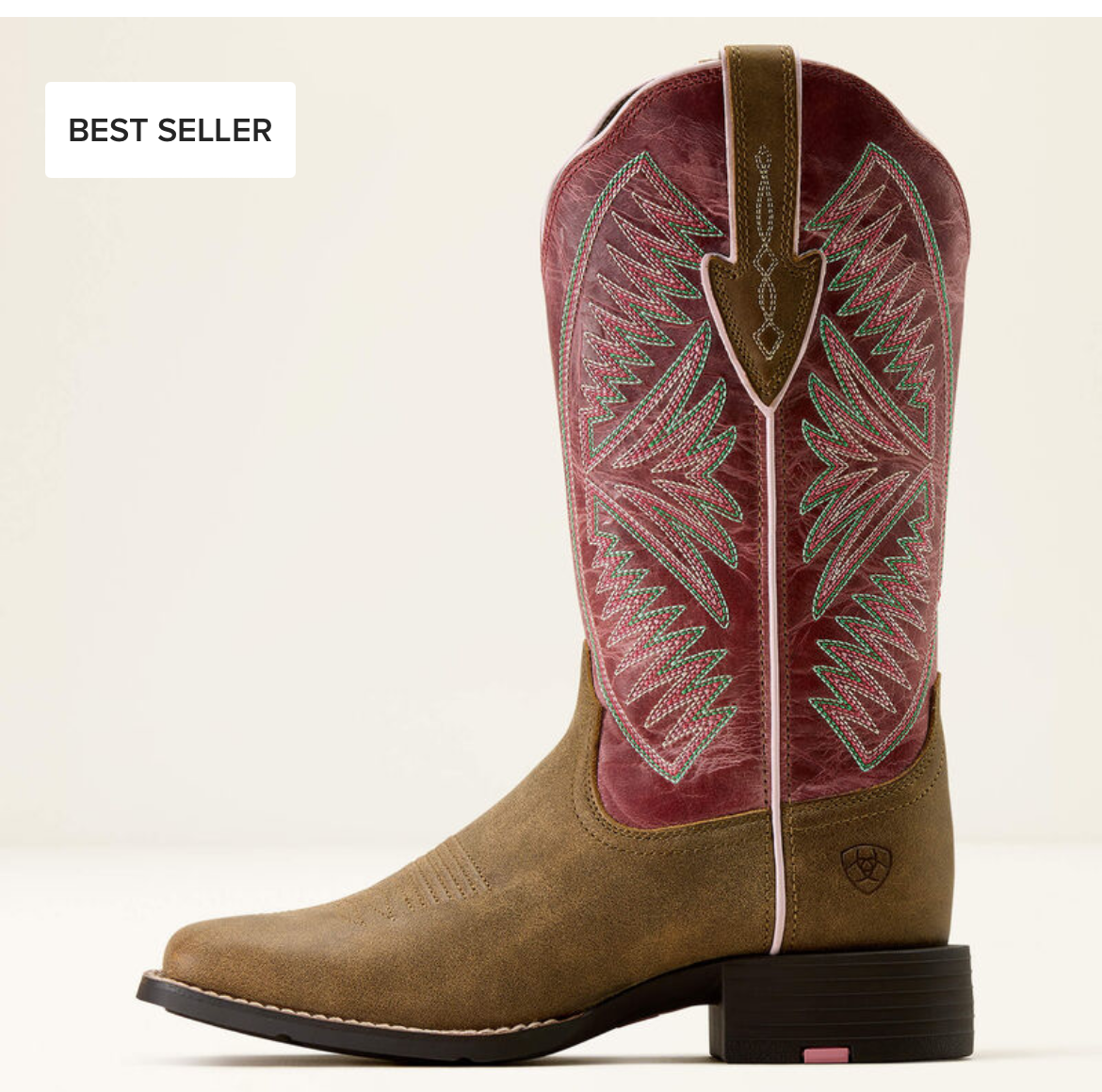 Ariat Ariat Round Up Ruidoso Wide Square Toe Western Boot – Komfort & Cowgirlstil dam boots
