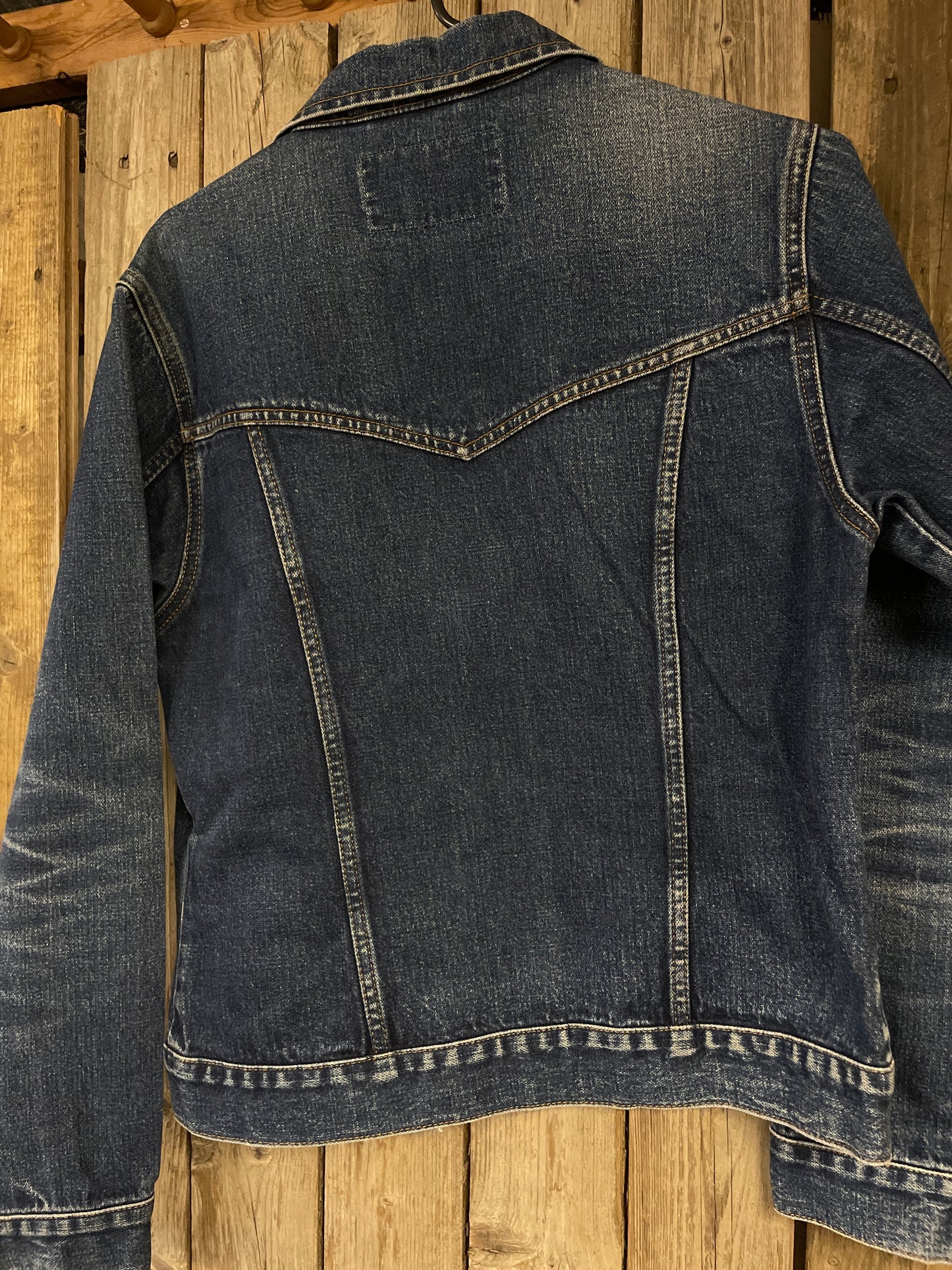 Vintage jeansjacka wrangler large