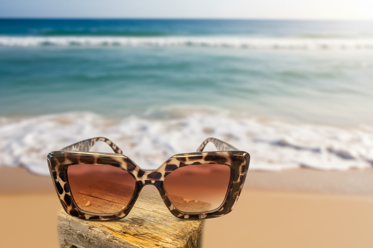 Rebell solglasögon leopard dreams