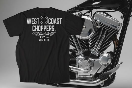 WCC Motorcycle t-shirt black/white