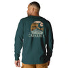 carhartt långärmad Mountain long sleeve greenstone