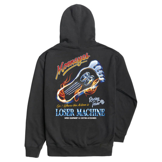 Loser Machine Red Hot hoodie black