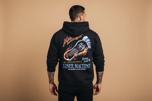 Loser Machine Red Hot hoodie black