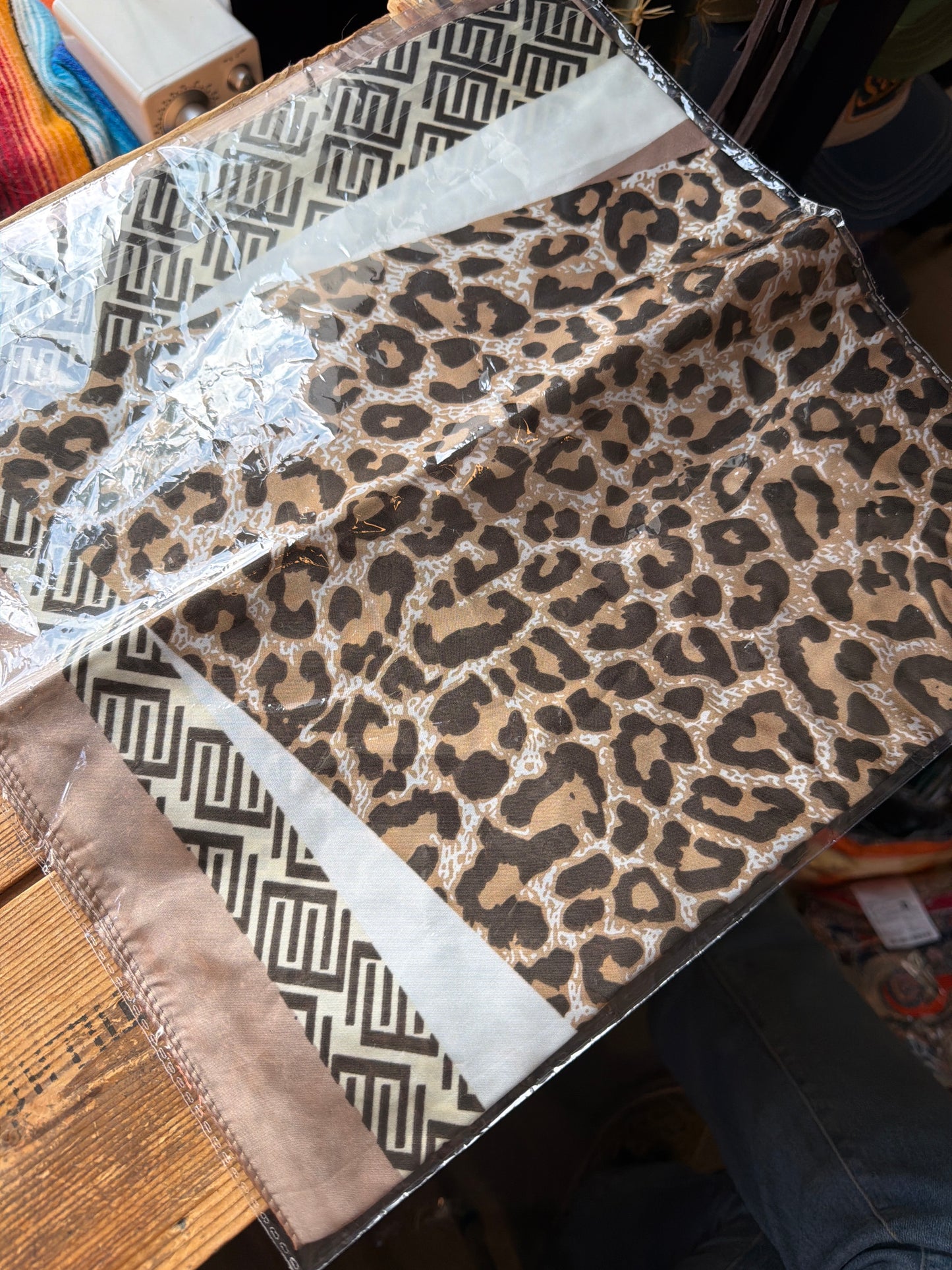 Rebell wild rags Texas scarf leopard