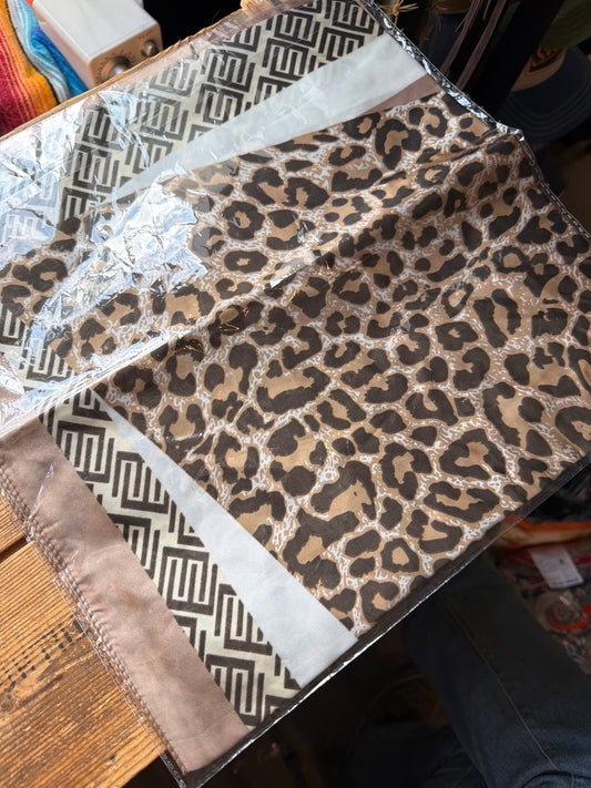 Rebell wild rags Texas scarf leopard