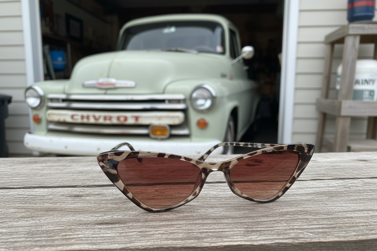 Rebell solglasögon leopard Kitty dreams