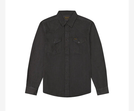 Wrangler jeans skjorta western shirt black
