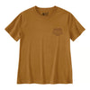 Carhartt Carhartt Irvine Heart female t-shirt carhartt® brown dam modell