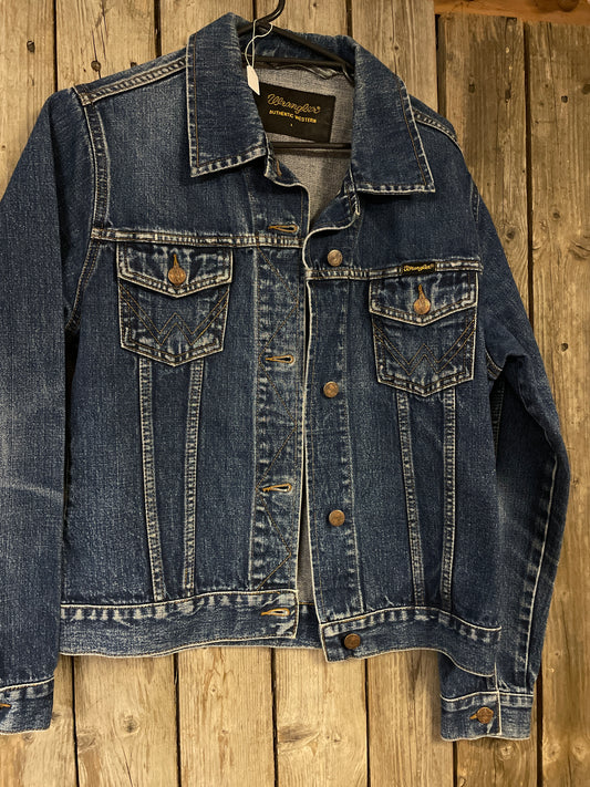 Vintage jeansjacka wrangler large