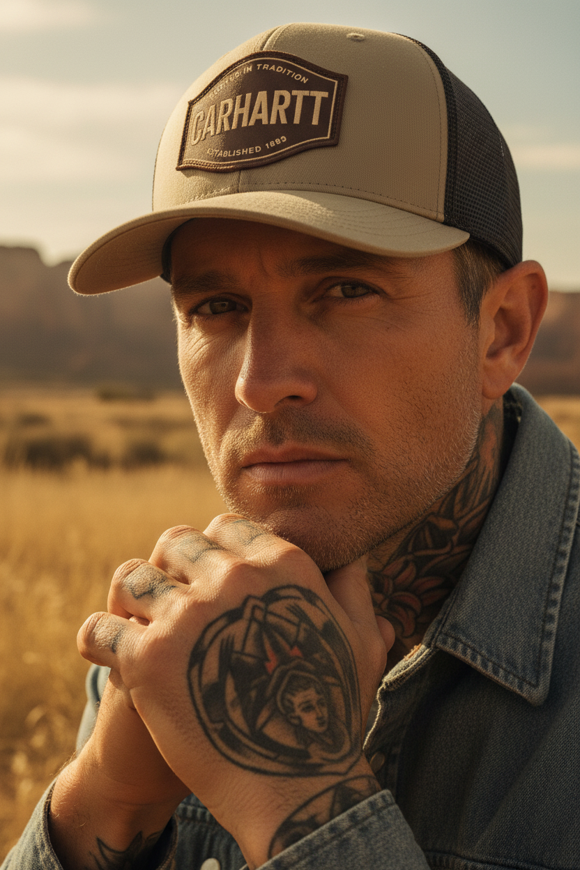 Carhartt trucker  Carhartt Oakland Rooted in Traditions cap faded fatigue