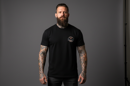 Harley Davidson motorcykel  tshirt  svart  L   unisex