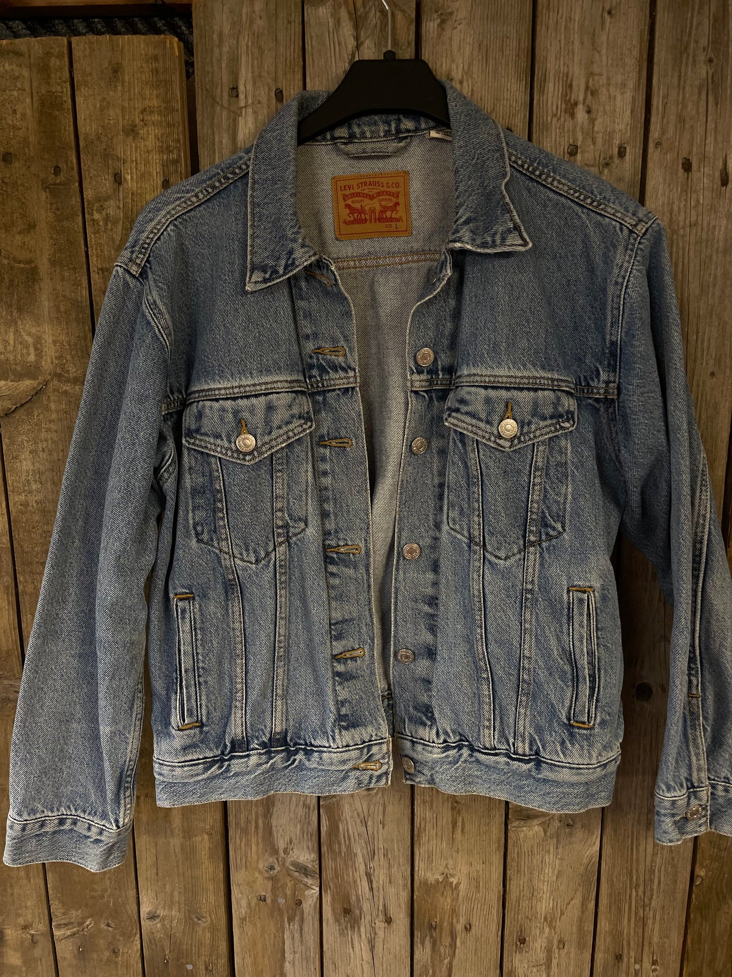 Vintage jeansjacka Levi’s blå large