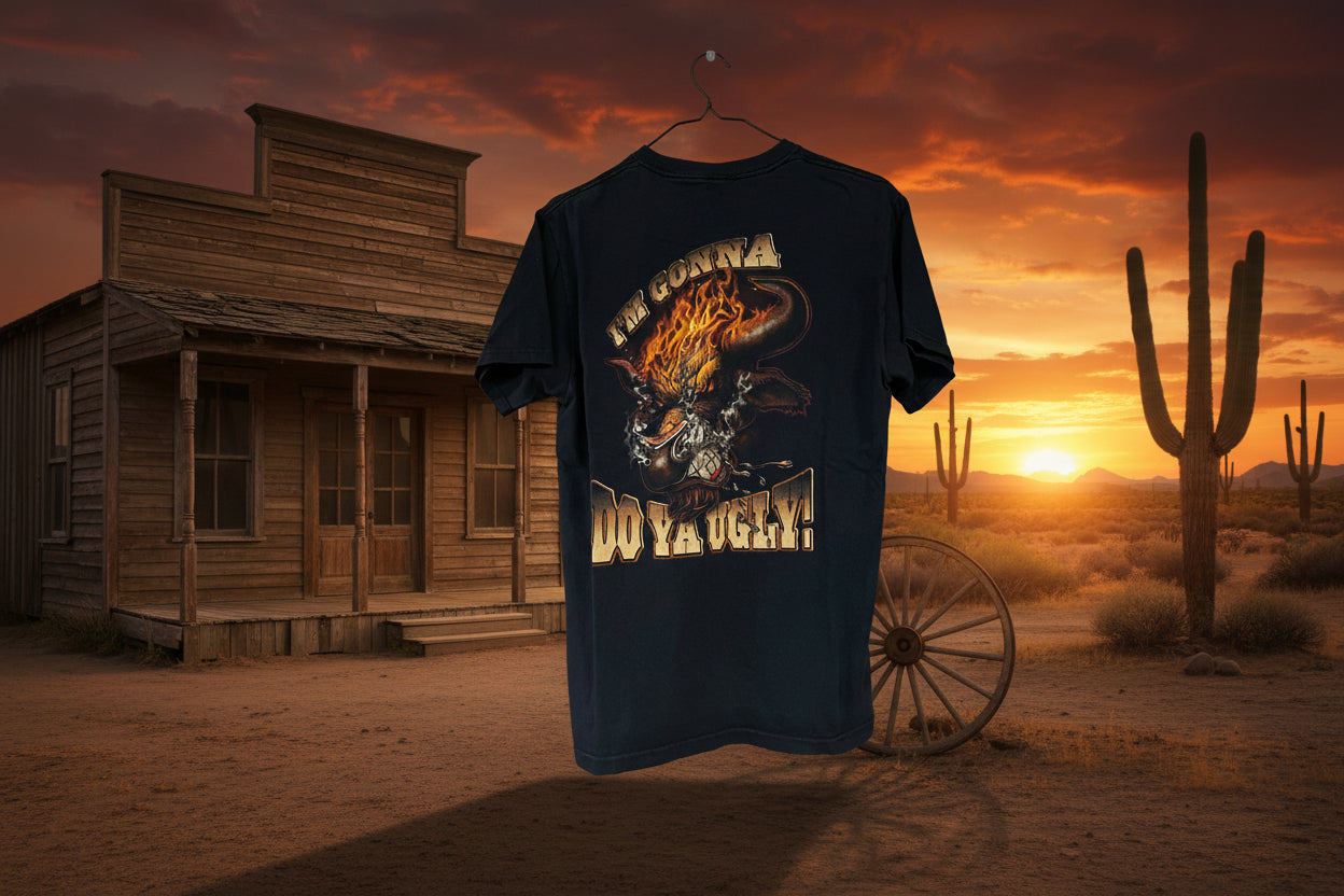 Rebellclothes –  Cowboy Vintage Bullrider rodeo T-shirts från USA