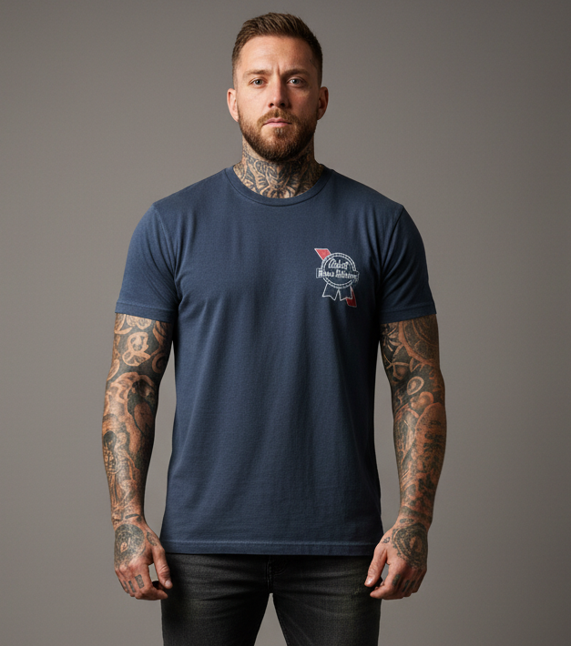 Lee tshirt cowboy lee vs pabst Blue ribbon limited edition