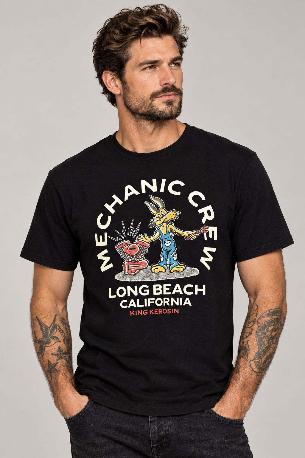 King Kerosin t-shirt Mechanic Crew unisex