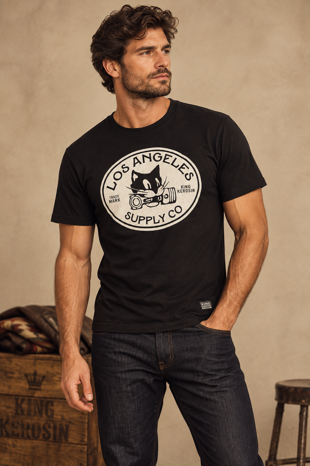King Kerosin t-shirt Los Angeles Supply Co unisex