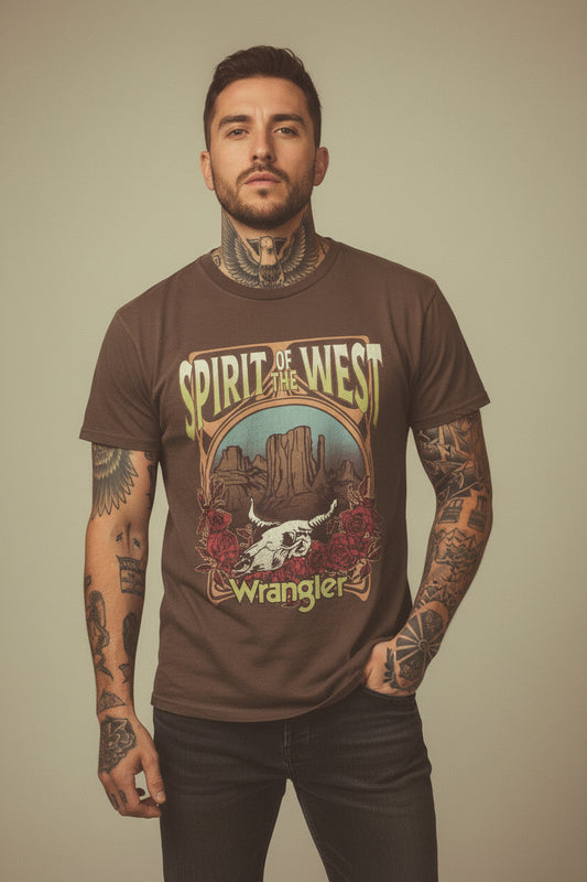 Wrangler cowboy wrangler western Texas tshirt limited edition usa unisex