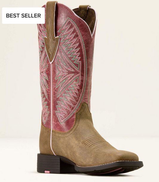 Ariat Ariat Round Up Ruidoso Wide Square Toe Western Boot – Komfort & Cowgirlstil dam boots