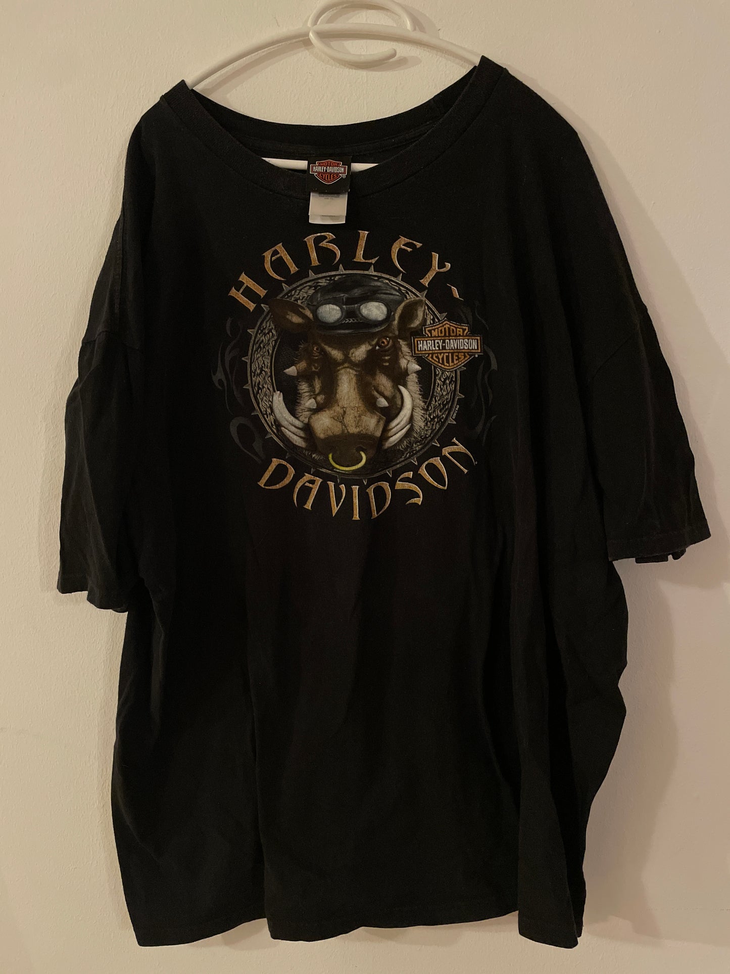 Harley davidson biker tshirt svart  unisex 3XL