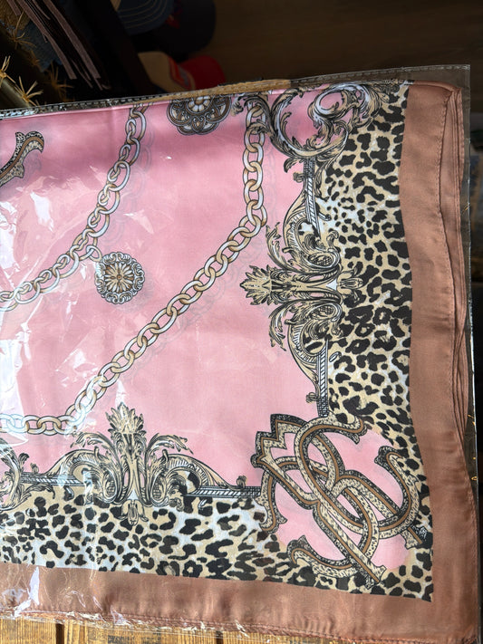 Rebell wild rags Texas scarf rosa