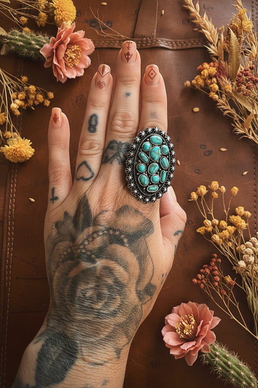 Texas jewelry turkos ring flex