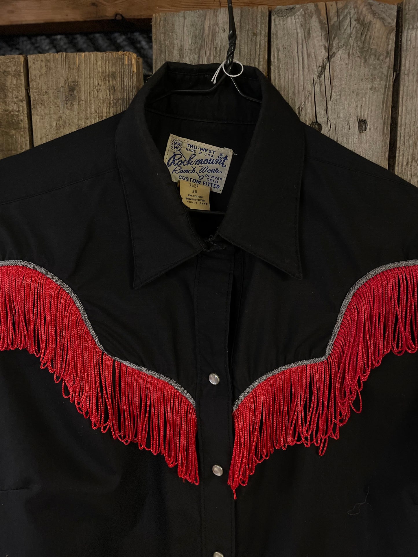 Vintage western skjorta rockmount ranch wear western 38